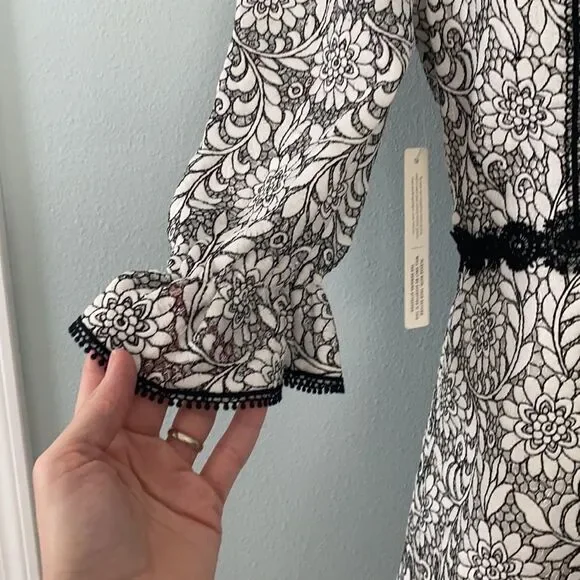 NWT Anthropologie Monique Lhuillier Lace Dress 6P - Picture 8 of 16